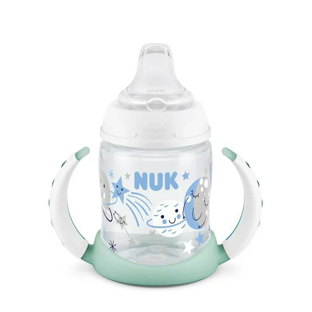 NUK Learner Cup, 5 oz Soft Spout Sippy Cup, 1 Pack, 6+ Months, Neutral